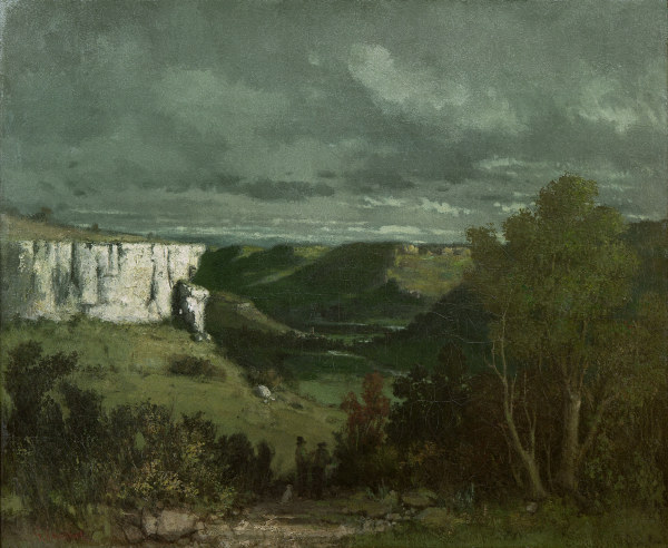 Das Tal der Loue von Gustave Courbet