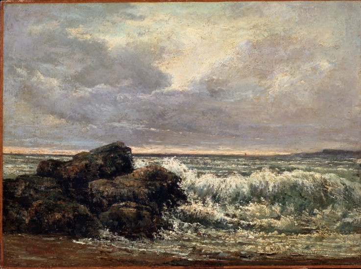 Die Woge von Gustave Courbet