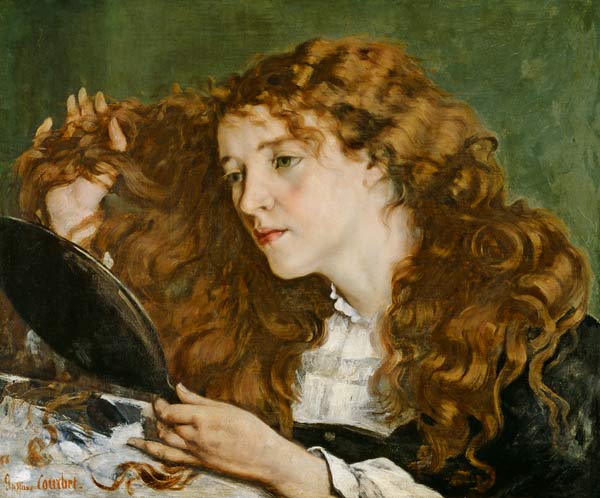 Jo, the Beautiful Irish Girl von Gustave Courbet