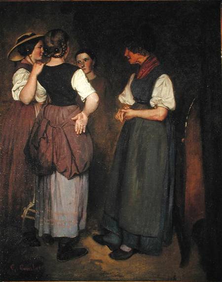 The Stories of Grandmother Salvan von Gustave Courbet
