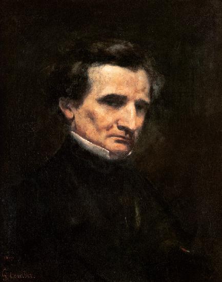 Porträt von Hector Berlioz (1803-1869) 1850