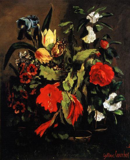 Stilleben mit Blumen 1863