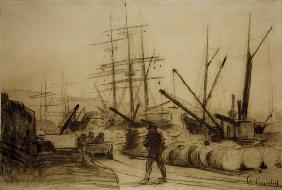 G.Courbet, Der Hafen von Ostende