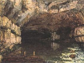 Die Grotte der Loue 1864