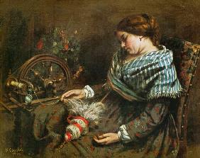 The Sleeping Embroiderer 1853