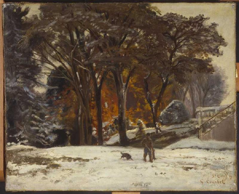 Der Wilddieb (Le Braconnier) von Gustave Courbet