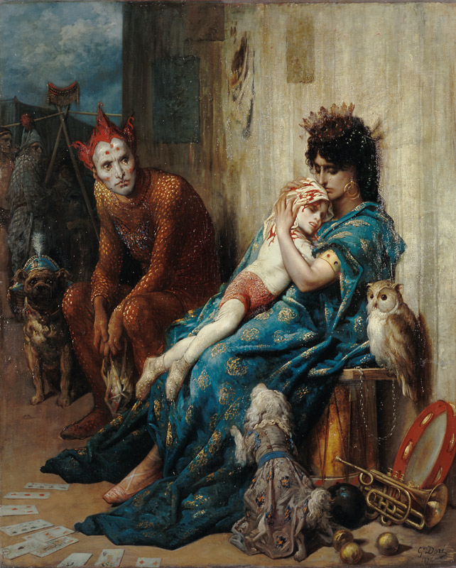 Les Saltimbanques von Gustave Doré