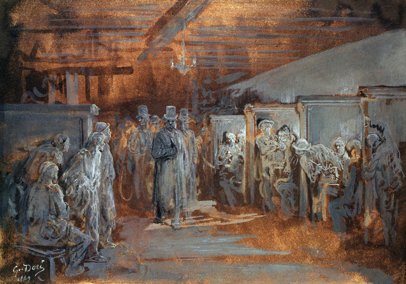 Tavern in Whitechapel von Gustave Doré