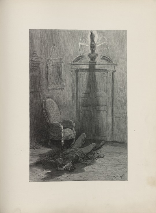 Illustration Zum Gedicht Der Rabe Von Gustave Dore Als Kunstdruck Oder Handgemaltes Gemalde