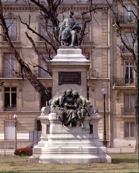 Monument to Alexander Dumas pere (1802-70) French novelist and playwright von Gustave Doré