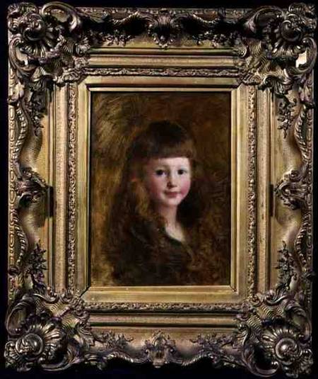Portrait of a Girl von Gustave Jacquet