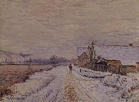 Winterlandschaft in Tournedos. von Gustave Loiseau