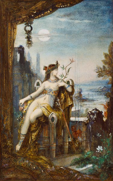 Kleopatra. von Gustave Moreau