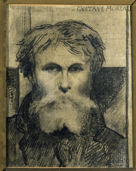 Gustave Moreau, Self-Portr./ c.1876 von Gustave Moreau