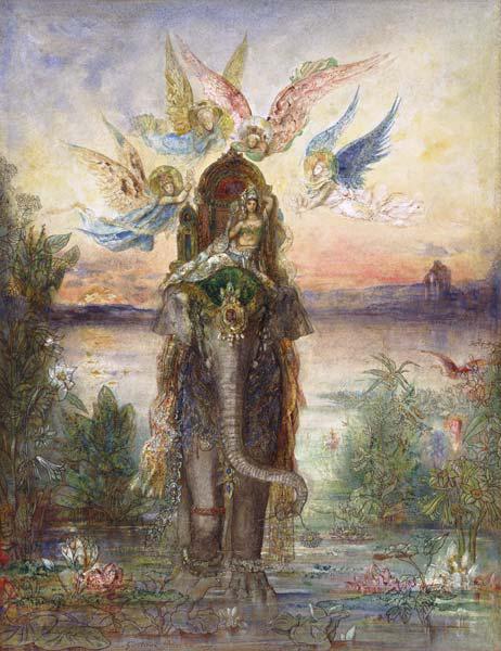 Der heilige Elefant (Péri) 1882