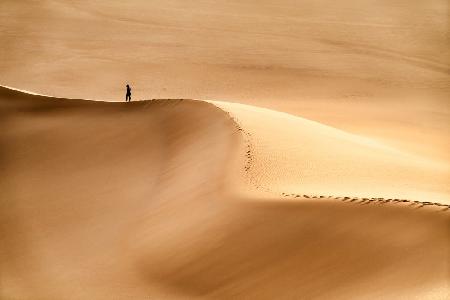 Mensch und Wüste