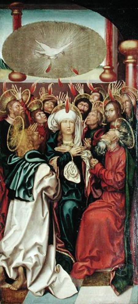 Bugnon Altarpiece: Pentecost von Hans Fries
