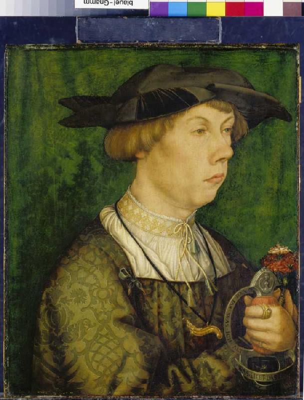 Bildnis eines Herrn Weiss aus Ausgburg von Hans Holbein der Ältere