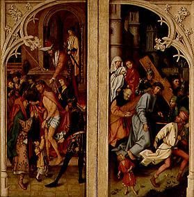 Kaisheimer Altar Außentafeln, Mitte unten:Ecce Homo, von Hans Holbein der Ältere