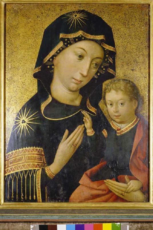 Maria mit dem Jesusknaben Hindelanger Madonna. von Hans Holbein der Ältere