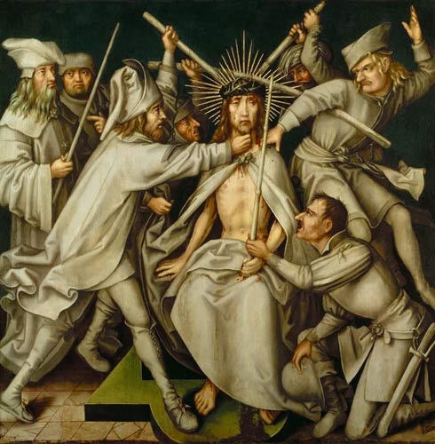 Sog. Graue Passion: Dornenkrönung Christi. von Hans Holbein der Ältere