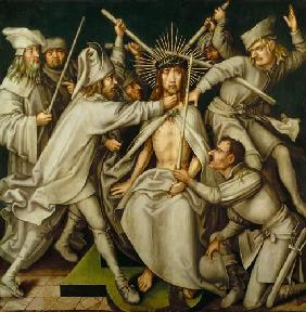 Sog. Graue Passion: Dornenkrönung Christi. um 1495