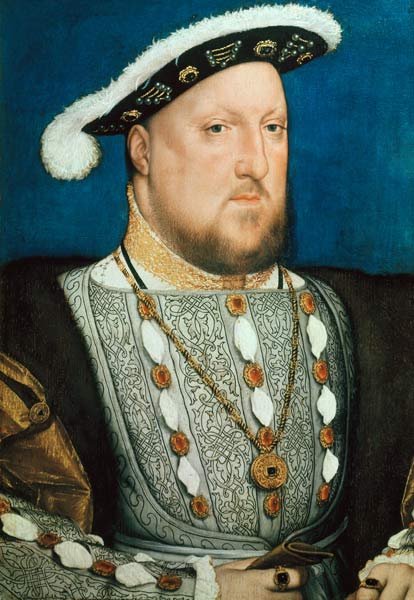 Henry VIII of England / Paint.Holbein von Hans Holbein der Jüngere