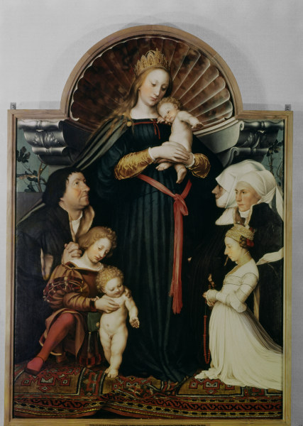 H.Holbein d.J., Madonna des Jakob Meyer von Hans Holbein der Jüngere