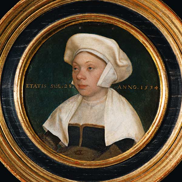 The wife of a dignitary at the court of King Henry VIII von Hans Holbein der Jüngere