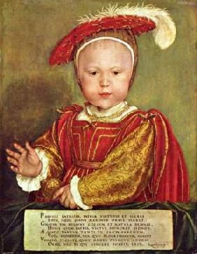 Eduard VI. als Kind 2. Viertel