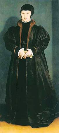 Portrait der Cristina von Dänemark 1538