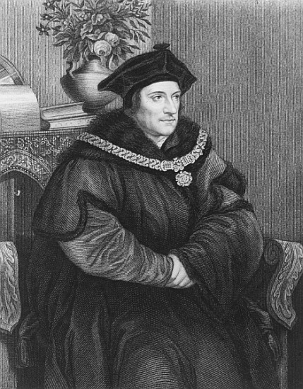 Sir Thomas More (1477-1535) von Hans Holbein d.J. (Werkstatt)