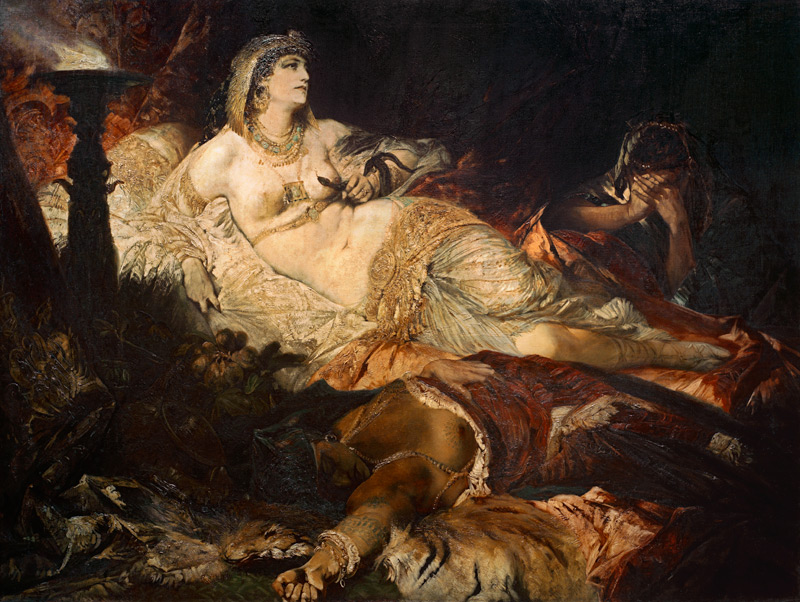Der Tod der Kleopatra von Hans Makart