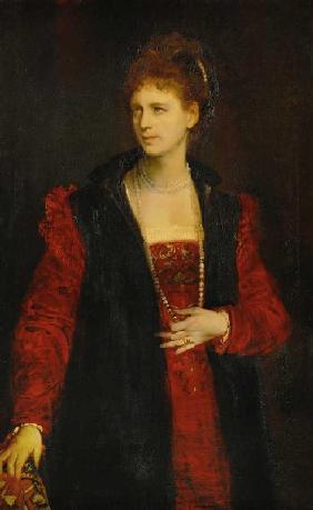 Bildnis der Schauspielerin Zerline Gabillon (1835-1892) 1873