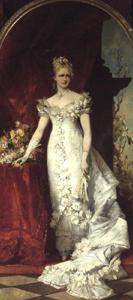 Crown Princess Stephanie of Belgium consort to Crown Prince Rudolf of Austria (1858-89) von Hans Makart