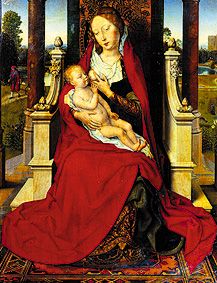Maria mit dem Kind. von Hans Memling