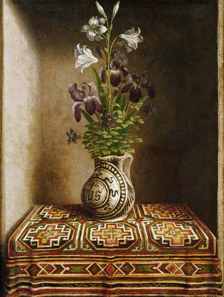 Stillleben mit Blumen von Hans Memling