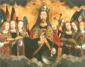 Christus mit singenden Engeln (Mitteltafel) 1489