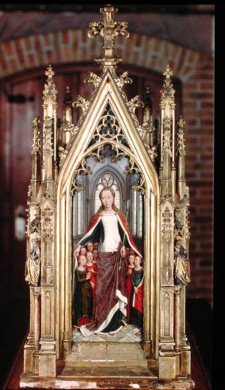 St. Ursula and the Holy Virgins, from the Reliquary of St. Ursula von Hans Memling