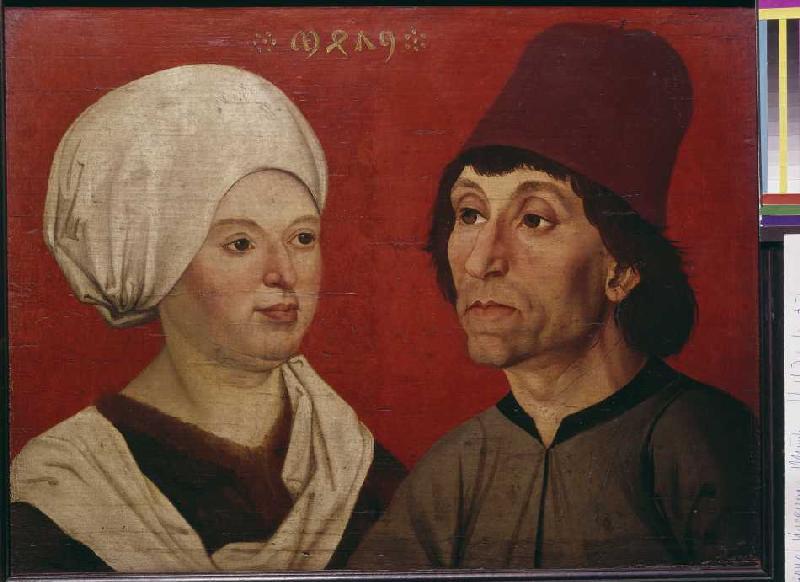 Bildnis eines Ehepaares. von Hans Schüchlin