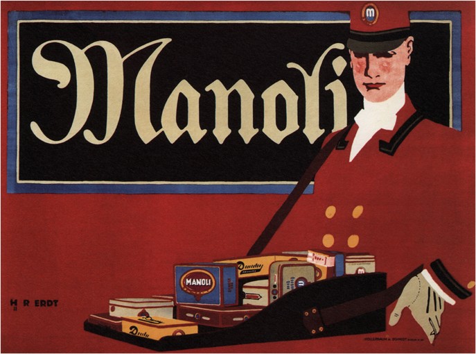 Zigarettenfabrik Manoli von Hans Rudi Erdt