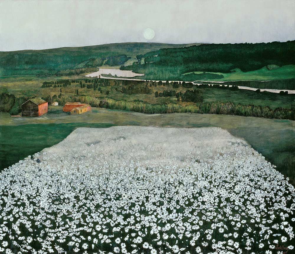 Blumenwiese im Norden von Harald Sohlberg