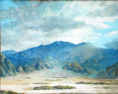 California Desert Scene (oi on canvas) von Harold Arthur Streator