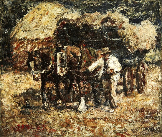 The Hay Wagon von Harry Fidler