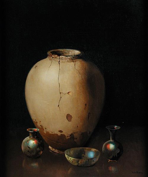 The Jar (oil on canvas)  von Harry Wilson Watrous