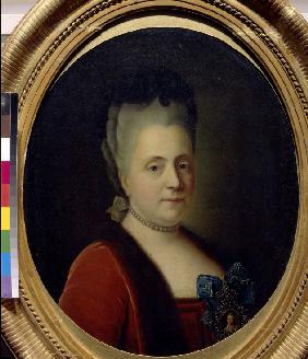Porträt von Hofdame Fürstin Daria Alexejewna Golizyna (1724-1798) 1772