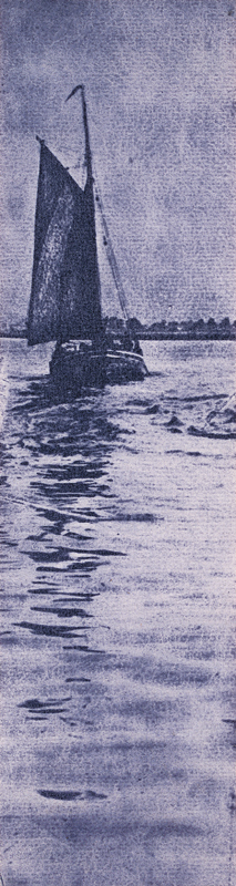 Segelboot von Heinrich Kühn