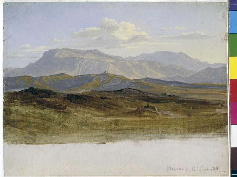 Landschaftsstudie aus den Sabinerbergen von Heinrich Reinhold