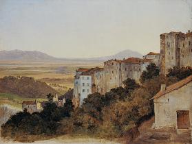 View of Olevano 1821-24