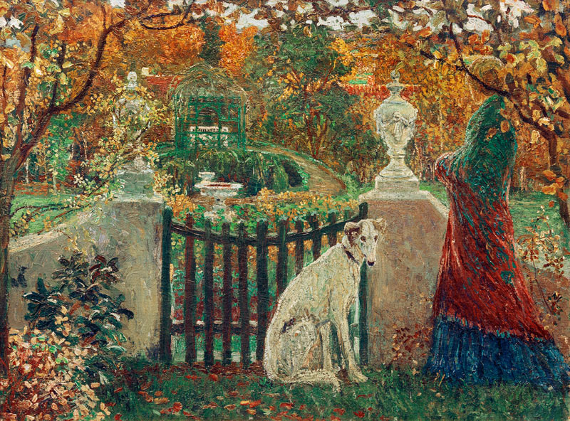 Herbstgarten von Heinrich Vogeler